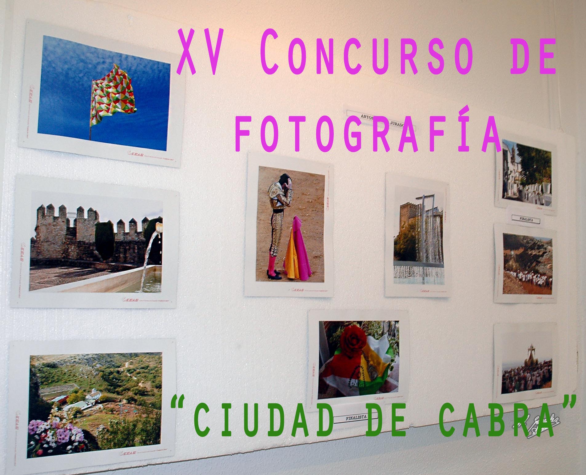 XV concurso de fotografía Ciudad de Cabra